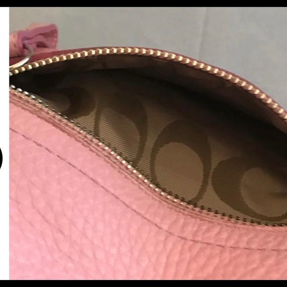 Coach pebble pink leather crossbody purse bag - Picture 8 of 16